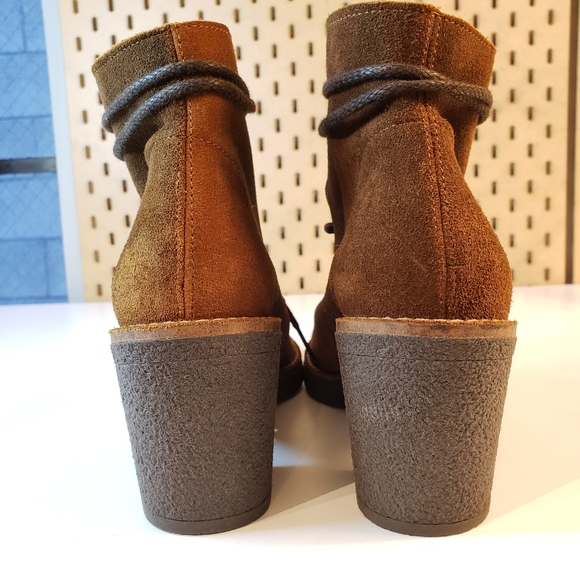 MIISTA Booties 6/6.5 US 37 Imelda suede Ankle Boot fairy cottage moto Old Money - Picture 7 of 13